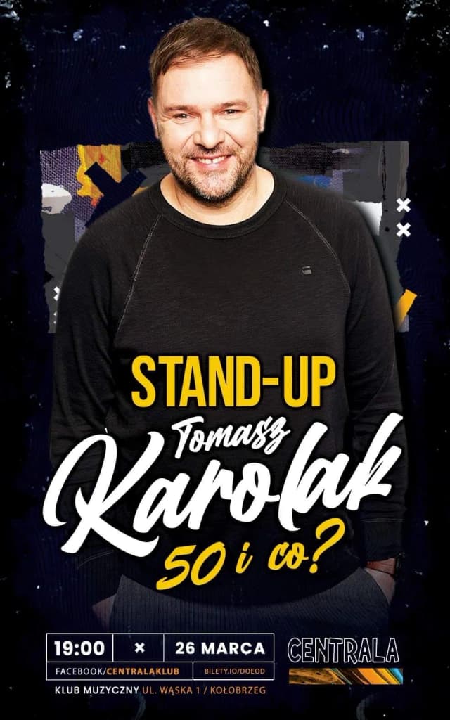 Tomasz Karolak stand up: Odkryj wyjątkowy show 50 i co? Tomasz Karolak stand up: Odkryj wyjątkowy show 50 i co?